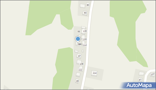 Łazy Biegonickie, Łazy Biegonickie, 99, mapa Łazy Biegonickie