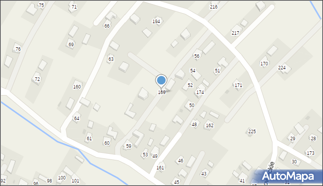 Łazy Dębowieckie, Łazy Dębowieckie, 169, mapa Łazy Dębowieckie