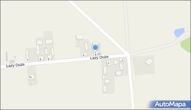 Łazy Duże, Łazy Duże, 3, mapa Łazy Duże