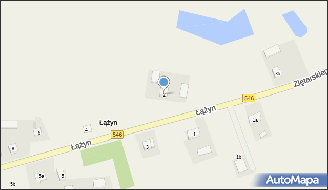 Łążyn, Łążyn, 2, mapa Łążyn