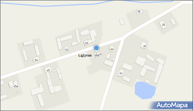 Łążyn, Łążyn, 44a, mapa Łążyn