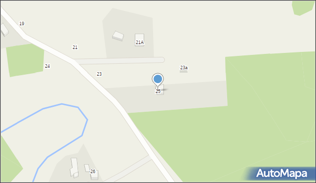 Lipusz, Łąkowa, 25, mapa Lipusz