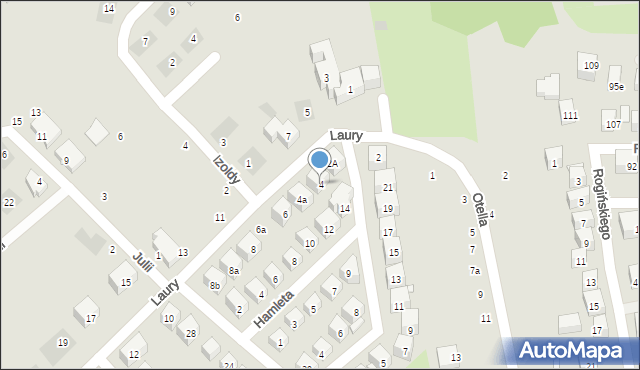 Lublin, Laury, 4, mapa Lublina