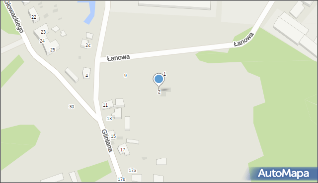 Lubsko, Łanowa, 2, mapa Lubsko