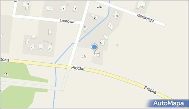 Maszewo, Lawendowa, 4, mapa Maszewo