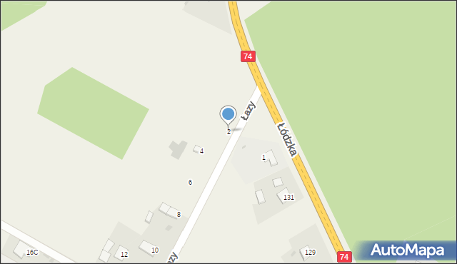 Miedziana Góra, Łazy, 2, mapa Miedziana Góra