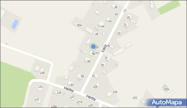 Miedziana Góra, Łazy, 54, mapa Miedziana Góra