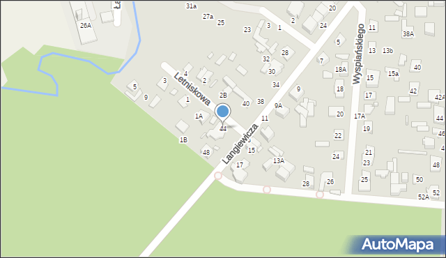 Mińsk Mazowiecki, Langiewicza Mariana, gen., 44, mapa Mińsk Mazowiecki