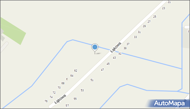 Modlniczka, Łąkowa, 54, mapa Modlniczka