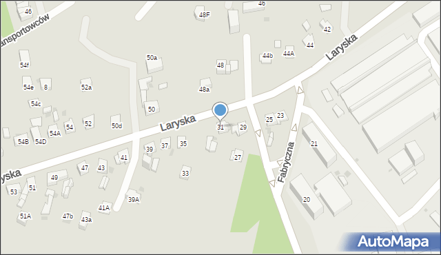 Mysłowice, Laryska, 31, mapa Mysłowice