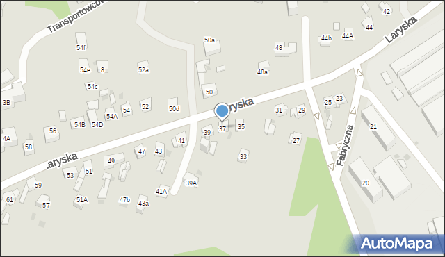 Mysłowice, Laryska, 37, mapa Mysłowice