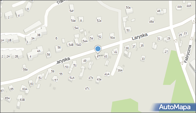 Mysłowice, Laryska, 47, mapa Mysłowice