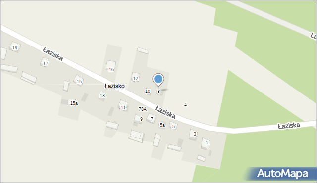 Nida, Łaziska, 8, mapa Nida
