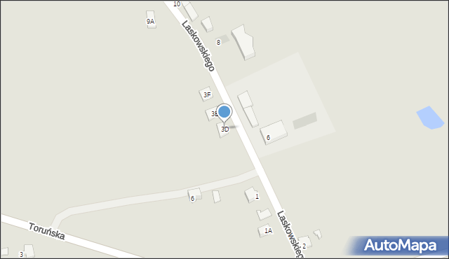 Nieszawa, Laskowskiego Heliodora, 3D, mapa Nieszawa