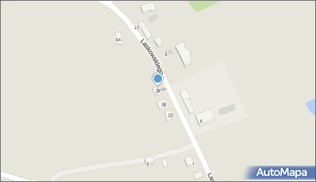 Nieszawa, Laskowskiego Heliodora, 3F, mapa Nieszawa