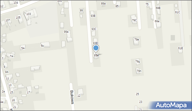 Nowe Chechło, Lasowicka, 93e, mapa Nowe Chechło