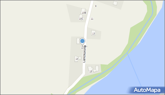 Osiek, Lanckorona, 12, mapa Osiek