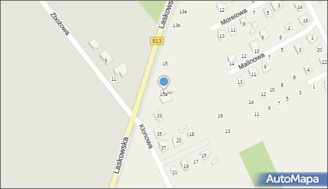 Parczew, Laskowska, 15a, mapa Parczew