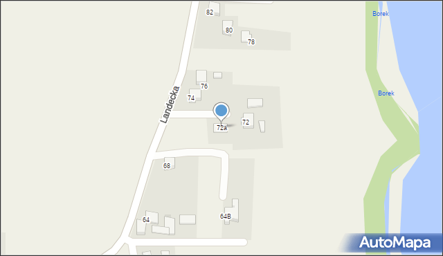 Pierściec, Landecka, 72a, mapa Pierściec
