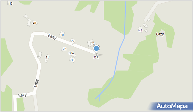 Piwniczna-Zdrój, Łazy, 81, mapa Piwniczna-Zdrój