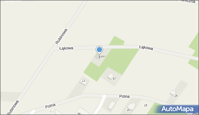 Pogorzel, Łąkowa, 8, mapa Pogorzel