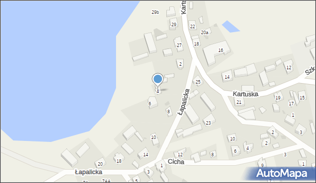 Prokowo, Łapalicka, 4, mapa Prokowo