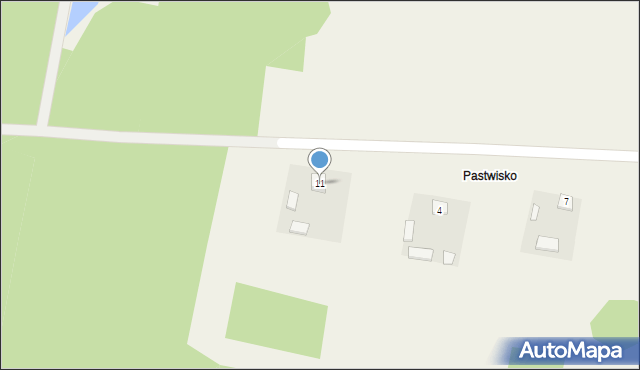 Promnik, Łąkowa, 11, mapa Promnik