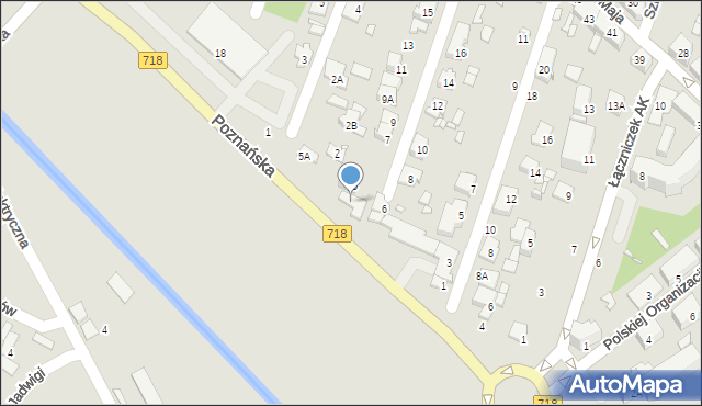 Pruszków, Łąkowa, 6A, mapa Pruszków