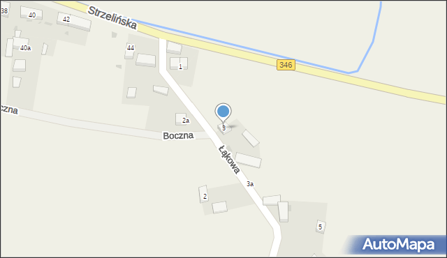 Przecławice, Łąkowa, 3, mapa Przecławice