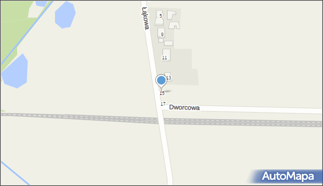 Przybroda, Łąkowa, 15, mapa Przybroda