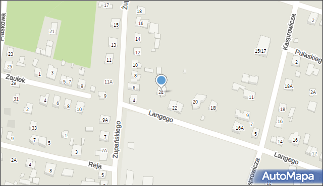 Puszczykowo, Langego Juliana, 24, mapa Puszczykowo