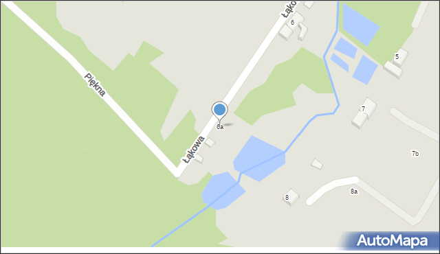 Radków, Łąkowa, 6a, mapa Radków