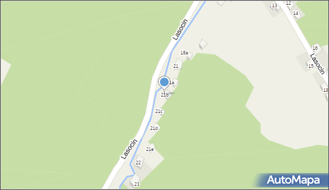 Rościszów, Lasocin, 21b, mapa Rościszów