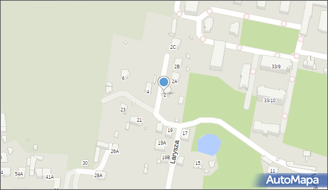 Rybnik, Larysza Waltera, 2, mapa Rybnika