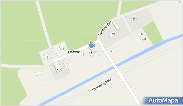 Sasino, Latarników, 6, mapa Sasino