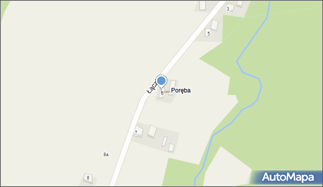 Sielnica, Łączki, 6, mapa Sielnica