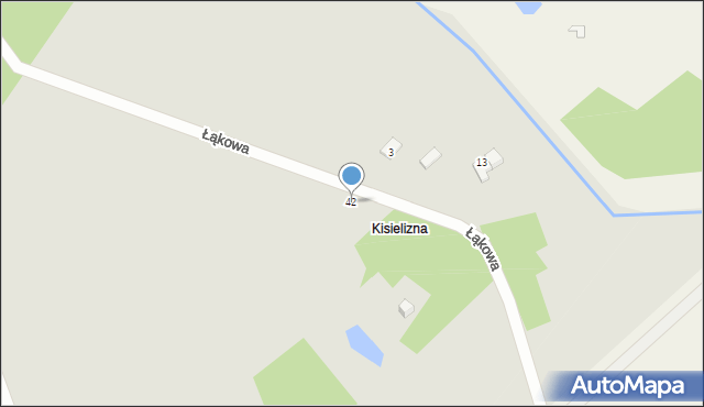 Sieradz, Łąkowa, 42, mapa Sieradz