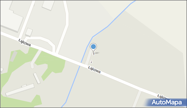 Sława, Łanowa, 3, mapa Sława