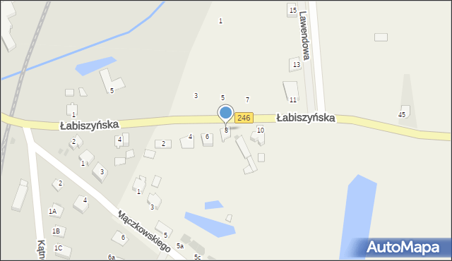 Smolniki, Łabiszyńska, 8, mapa Smolniki