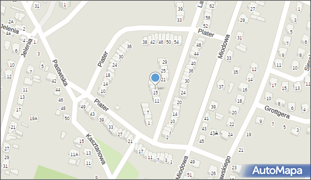 Starachowice, Langiewicza Mariana, gen., 17, mapa Starachowic