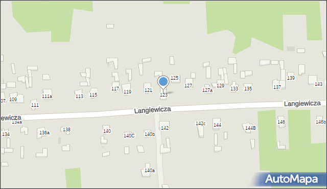 Suchedniów, Langiewicza Mariana, gen., 123, mapa Suchedniów