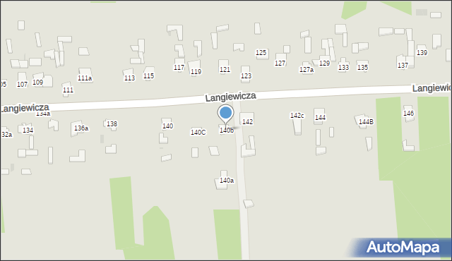 Suchedniów, Langiewicza Mariana, gen., 140b, mapa Suchedniów