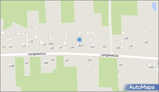 Suchedniów, Langiewicza Mariana, gen., 151, mapa Suchedniów