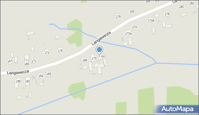 Suchedniów, Langiewicza Mariana, gen., 172, mapa Suchedniów