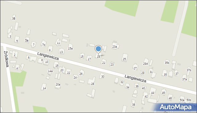 Suchedniów, Langiewicza Mariana, gen., 19, mapa Suchedniów