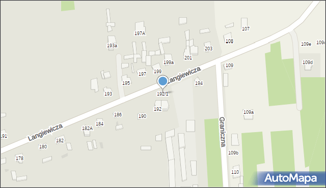 Suchedniów, Langiewicza Mariana, gen., 192/1, mapa Suchedniów