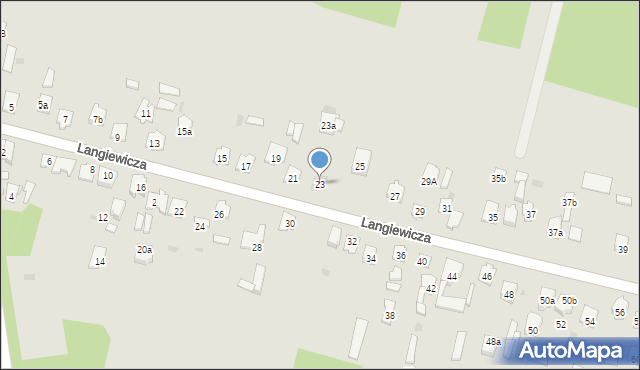 Suchedniów, Langiewicza Mariana, gen., 23, mapa Suchedniów