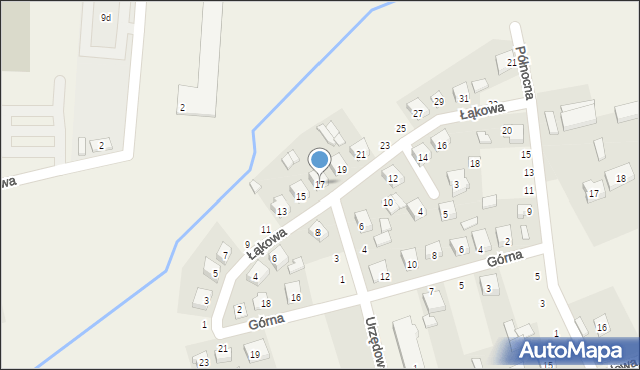 Sulmierzyce, Łąkowa, 17, mapa Sulmierzyce