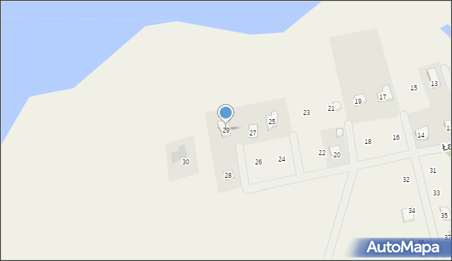 Szteklin, Łąkowa, 29, mapa Szteklin