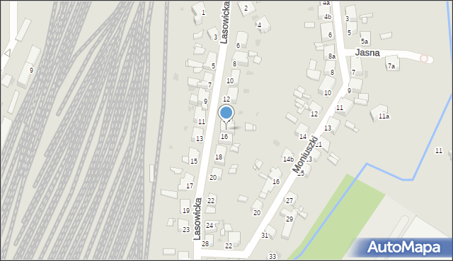 Tarnowskie Góry, Lasowicka, 16A, mapa Tarnowskie Góry